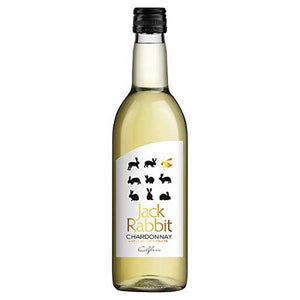 A bottle of Jack Rabbit Chardonnay 187ml