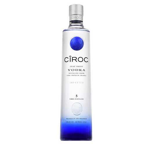 Bottle of Ciroc Vodka 70cl