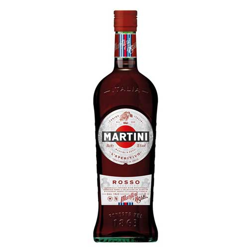 A bottle of Martini Rosso 75cl