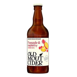 A bottle of Old Mout Pineapple & Raspberry 500ml