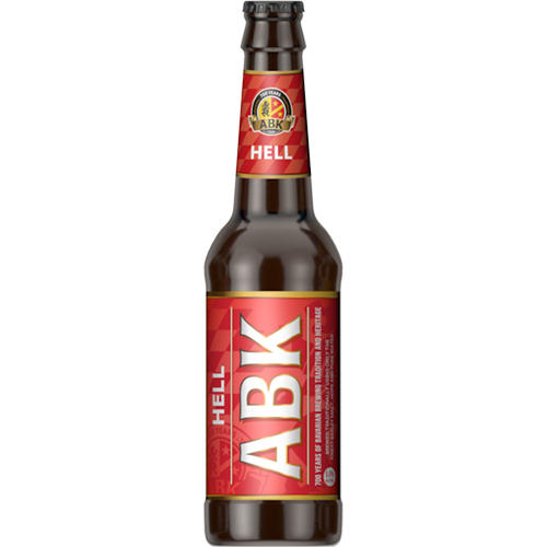 Bottle of ABK Hell 330ml
