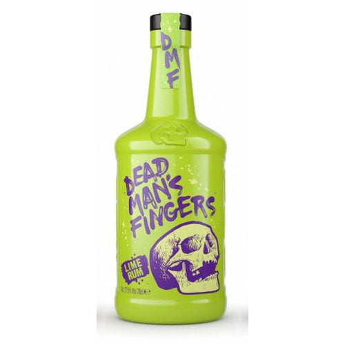 A bottle of Dead Man's Fingers Lime Rum 70cl