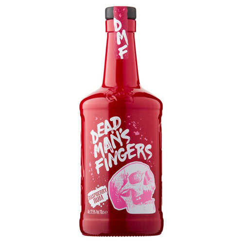 A bottle of Dead Man's Fingers Raspberry Rum 70cl