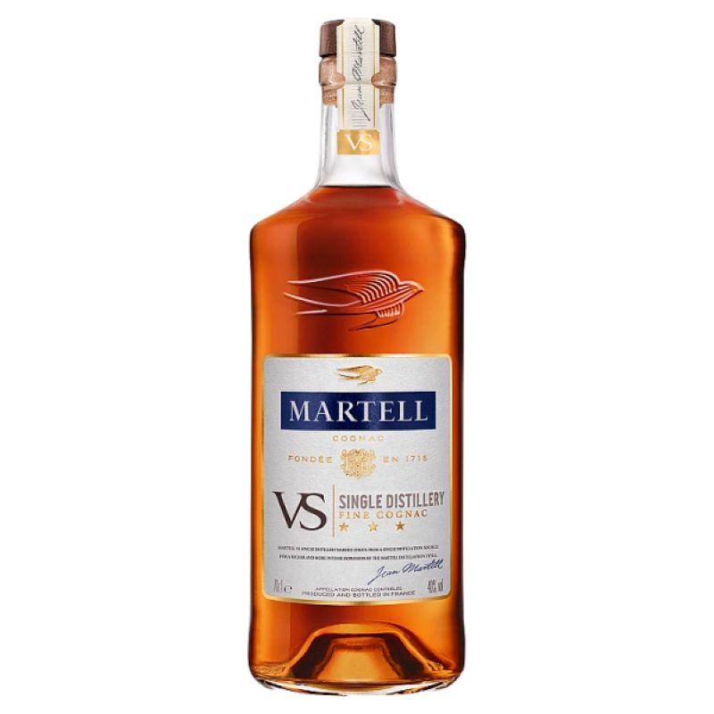 A bottle of Martell VS Cognac 70cl