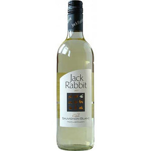 A bottle of Jack Rabbit Sauvignon Blanc 75cl