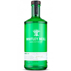A bottle of Whitley Neill Cucumber & Aloe Gin 70cl