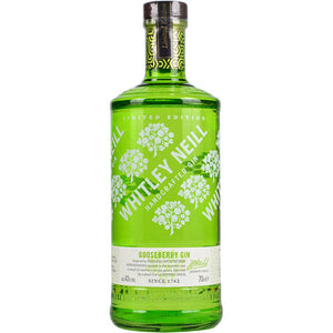 A bottle of Whitley Neill Gooseberry Gin 70cl