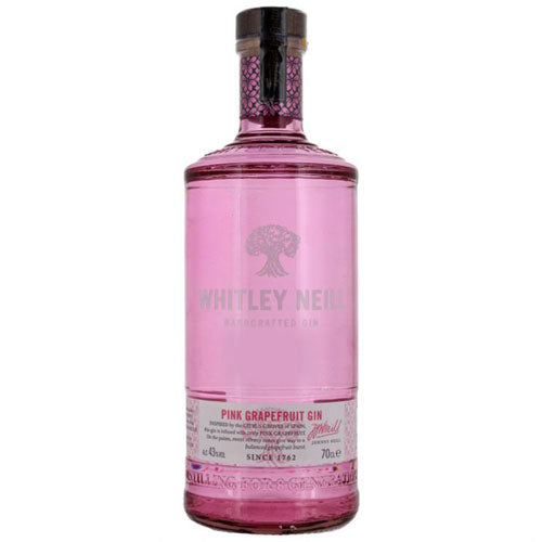 A bottle of Whitley Neill Grapefruit Gin 70cl