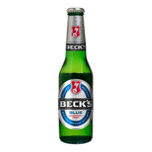 Bottle of Becks Blue 275ml