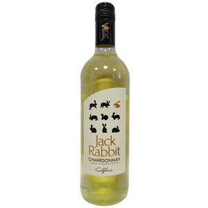 A bottle of Jack Rabbit Chardonnay 75cl