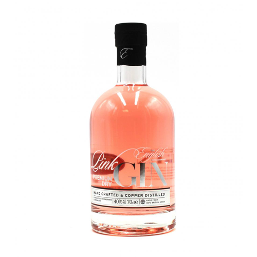A bottle of English Drinks Company Pink Gin 70cl
