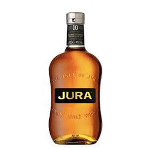 A bottle of Jura 10 Year Old Whisky 70cl