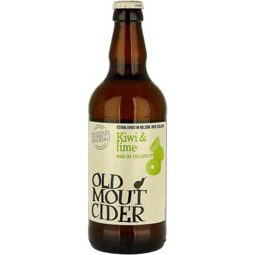 A bottle of Old Mout Kiwi & Lime 500ml