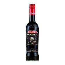 A bottle of Luxardo Black Sambuca 70cl