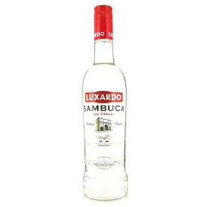 A bottle of Luxardo Original Sambuca 70cl