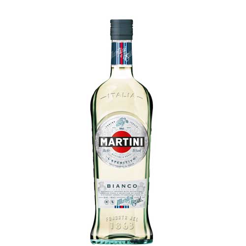 A bottle of Martini Bianco Vermouth 75cl