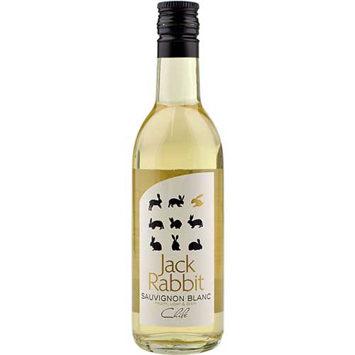 A bottle of Jack Rabbit Sauvignon Blanc 187ml
