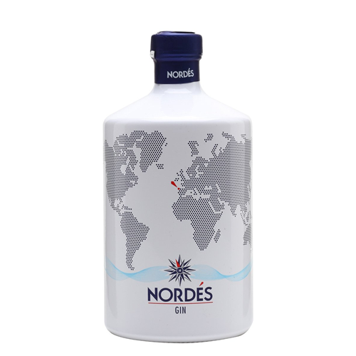 A bottle of Nordes Gin 70cl