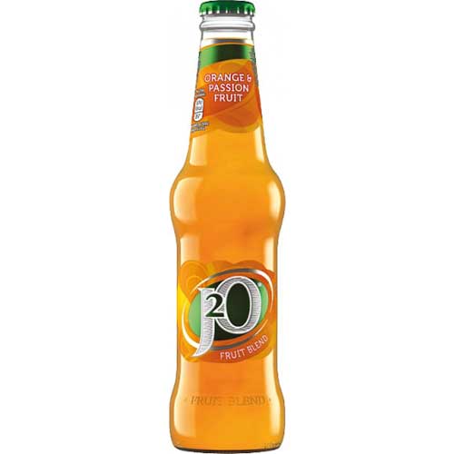 J20 Orange & Passionfruit Juice Drink 24 x 275ml Bottles