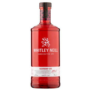 A bottle of Whitley Neill Raspberry Gin 70cl