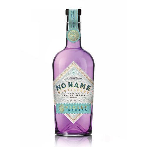 A bottle of No Name Violet Gin 50cl